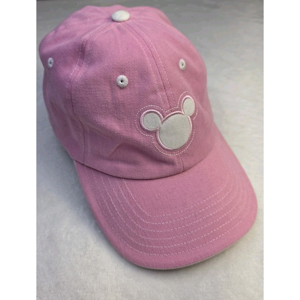 Coquette Pastel Disney Mickey Mouse Pink Florida Embroidered Baseball Cap Hat